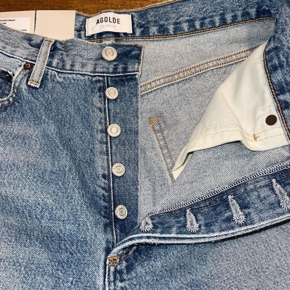 Agolde Blue Ankle & Cropped Jeans - Picture 8 of 9